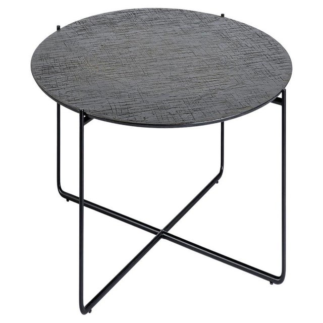 Black Coccodrillo Bronze Isola 500 Coffee Table by Disain1971 For Sale - Image 8 of 8