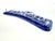 1970s Vintage Blue Willow Transferware Wall Rack Key Holder With Metal Pegs For Sale - Image 5 of 9