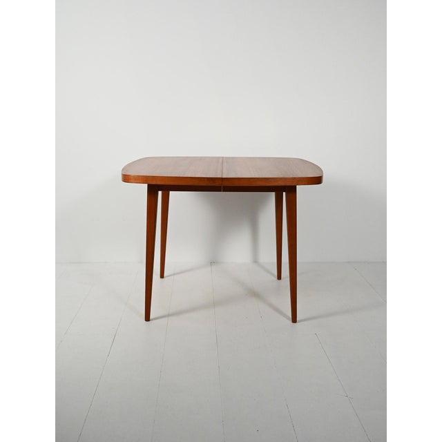 Swedish Square Teak Dining Table, 1960s For Sale - Image 10 of 10