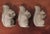 Stone Gray Early 20th Century Lead Garden Ornaments in the Form of Squirrels with Acorns - Set of 3 For Sale - Image 8 of 11