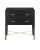Contemporary Currey & Company Verona Black Nightstand For Sale - Image 3 of 5