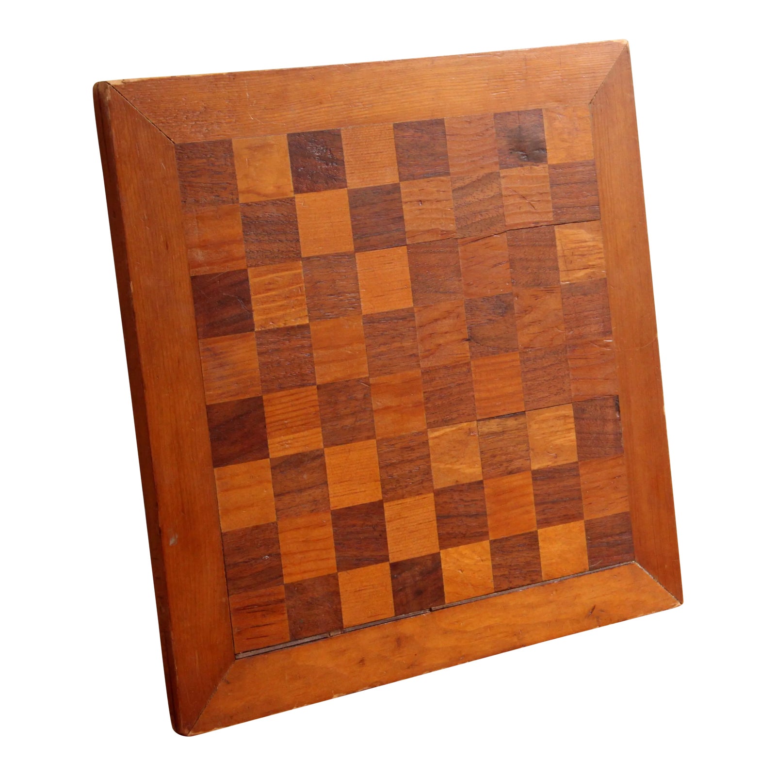 Vintage Americana Homemade Chess or Checkers Game Board