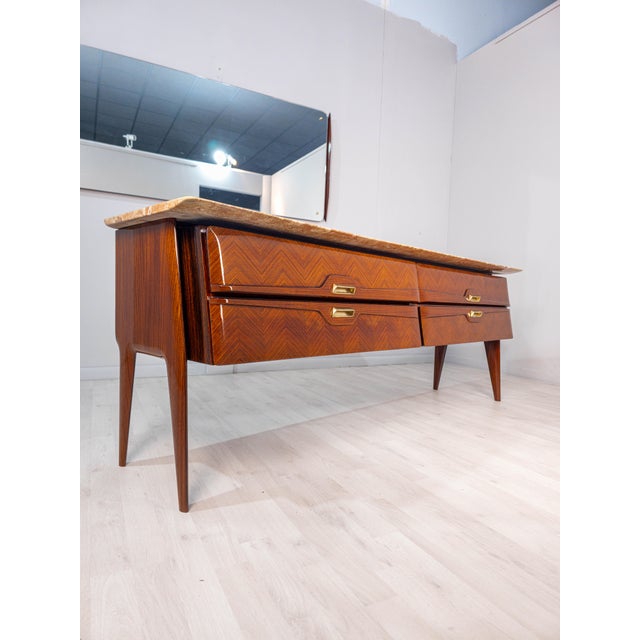 Mid-Century Sideboard with Mirror from La Permanente Mobili Cantù, 1950s, Set of 2 For Sale - Image 13 of 18