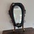 Wood Vintage Equestrian Horse Collar Mirror With Brass Accents For Sale - Image 7 of 8