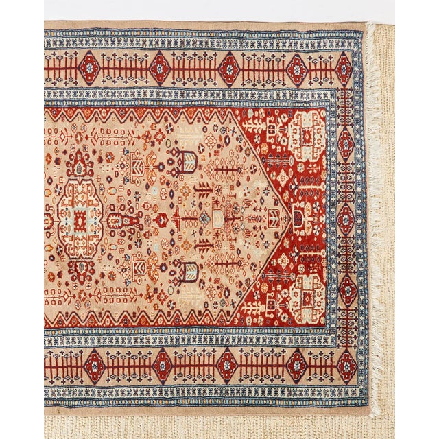 Vintage Pakistani Hand Knotted Rug For Sale - Image 4 of 13