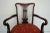Wood Vintage Mahogany Lyre-Back Armchair For Sale - Image 7 of 14