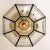 This octagonal glass light flush mounts or wall light is manufactured by Glashütte Limburg in Germany during the 1960s....