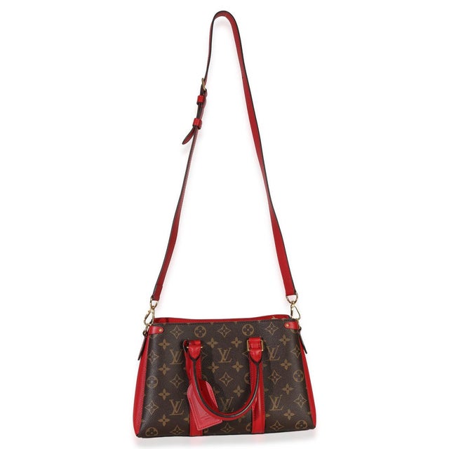 Brown Cherry Monogram Canvas Soufflot BB For Sale - Image 8 of 9