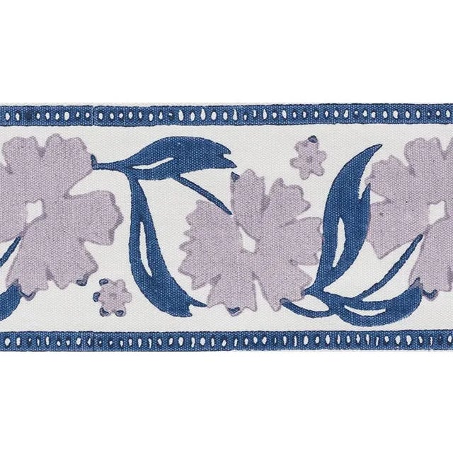 This fresh floral pattern, created by our in-house design studio, is block printed by hand on cotton-linen union cloth to...