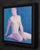 Figurative Figure 2 2021 by Matthew Alfonso Durante | Acrylic and oil pencil on panel Male figure seated in a pose. For Sale - Image 3 of 3