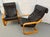Mid-Century Modern Vintage Ikea "Poem" Chairs Attributed to Noboru Nakamura For Sale - Image 3 of 16