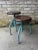 Pair of Early 20th Century Metal Industrial Stools With Wooden Tops For Sale - Image 4 of 12