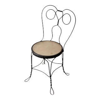 Antique Ice Cream Parlor Chair For Sale