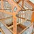 Orange Art Deco Orange Japanned Metal Bird Cage, Hand-Painted, Circa 1900-1920 For Sale - Image 8 of 18
