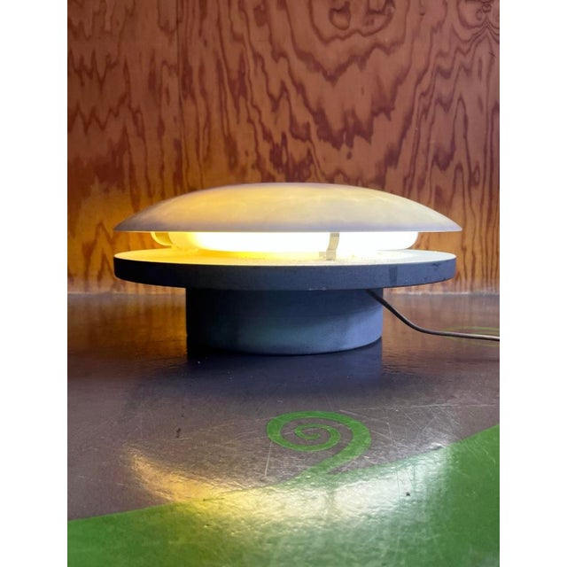 Modern Concrete and Marble Table Lamp, 1970s For Sale - Image 3 of 14