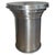 Rl 06 Round Side Table in Brushed Aluminum by Caspal For Sale - Image 12 of 12