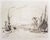 Johan Barthold Jongkind, View of the Port and Railway at Honfleur, 1860, Etching For Sale