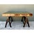 Vintage Wood and Leather Campaign Desk For Sale - Image 12 of 12