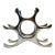 Vintage Sculptural Aluminum Wine Rack by Michael Noll For Sale