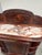 Wood Art Nouveau Sideboard + Marble Top, Antique For Sale - Image 7 of 12