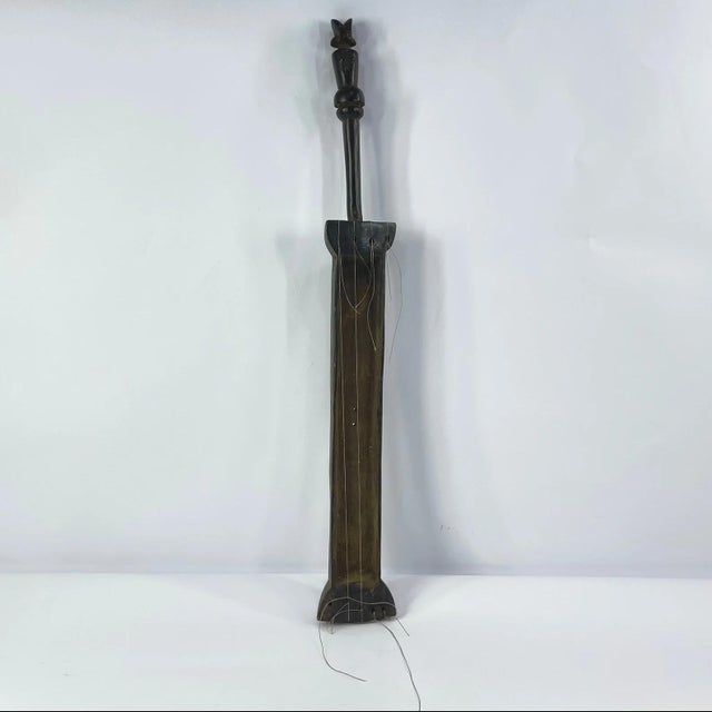 African Early 20th Century Zaramo Mwana Hiti Zither/Harp Tanzania For Sale - Image 3 of 8