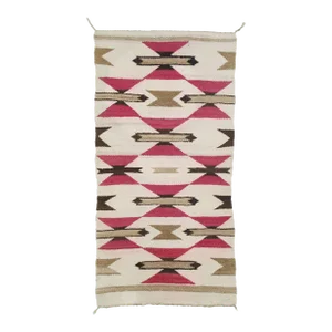 Vintage Eye Dazzler Navajo-Style Kilim Rug - 01'07 X 03'00