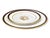 English Early 20th Century Spode Claridge Pattern Plates, Retailed by Tiffany - Set of 24 For Sale - Image 3 of 8