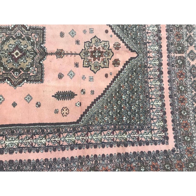 Mid-Century Modern Vintage Rustic Moroccan Rabat Design Rug For Sale - Image 3 of 13