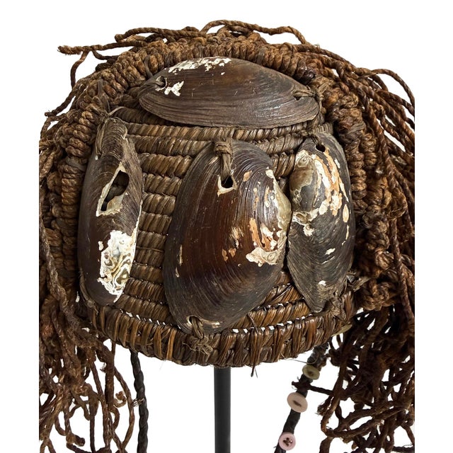 Original Lega elder’s hat from the Democratic Republic of Congo. Hats like these are powerful emblems of wisdom, moral...