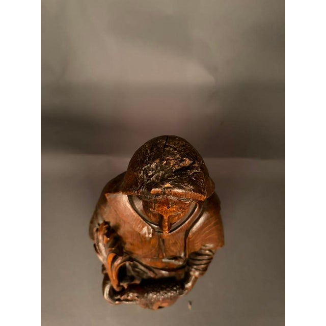 Early 19th Century Flemish Hand-Carved Oak Statue of Saint Agnes, Circa 1820 For Sale - Image 11 of 16