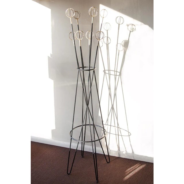 Black Coat Stand Astrolab by Roger Feraud, 1950s For Sale - Image 8 of 8