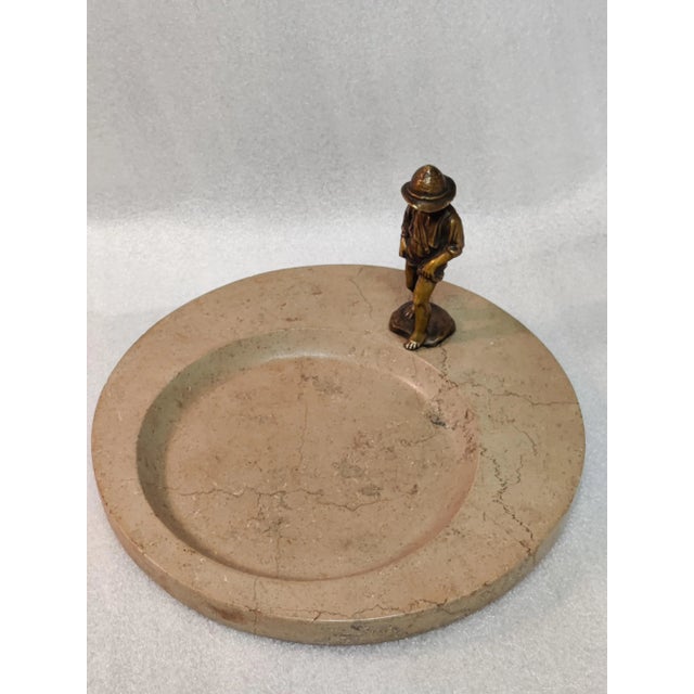Late 19th Century Signed Bronze Figure on Large Stone Plinth For Sale - Image 10 of 12