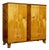 Art Deco Scandinavian Elm and Birch Cabinet, 1940 For Sale