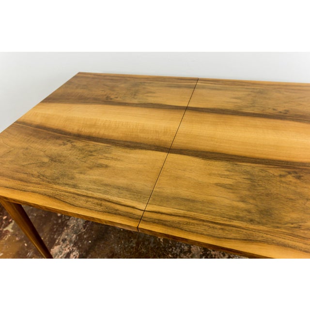 Mid-Century Extendable Dining Table in Walnut from BFM, Poland, 1960s For Sale - Image 13 of 14