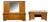 Art Deco Study Set in Mountain Elm Burl, 1925, Set of 2 For Sale