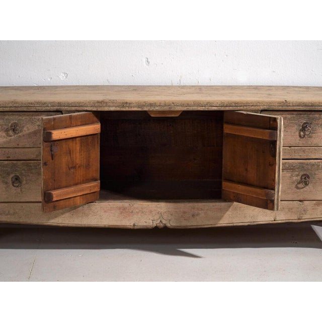Vintage Pine Low Sideboard, 1920 For Sale - Image 10 of 13