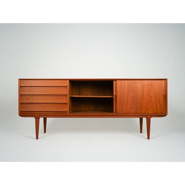 Mid-Century Teak Model #18 Sideboard by Gunni Omann for Omann Jun, 1960s, in Flawless conditions. Designed 1960 to 1969...