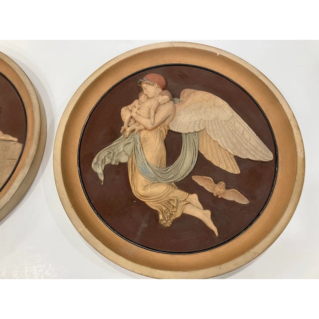 Pair of Antique Danish Medallions For Sale In Boston - Image 6 of 8