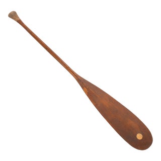 1920s Wood Canoe Paddle For Sale