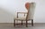 Vintage Earflap Dover Wingback Oak Armchair, Denmark, 1930s For Sale - Image 14 of 18