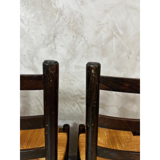 1960s Vintage Chairs in Solid Wood, 1960, Set of 6 For Sale - Image 5 of 15