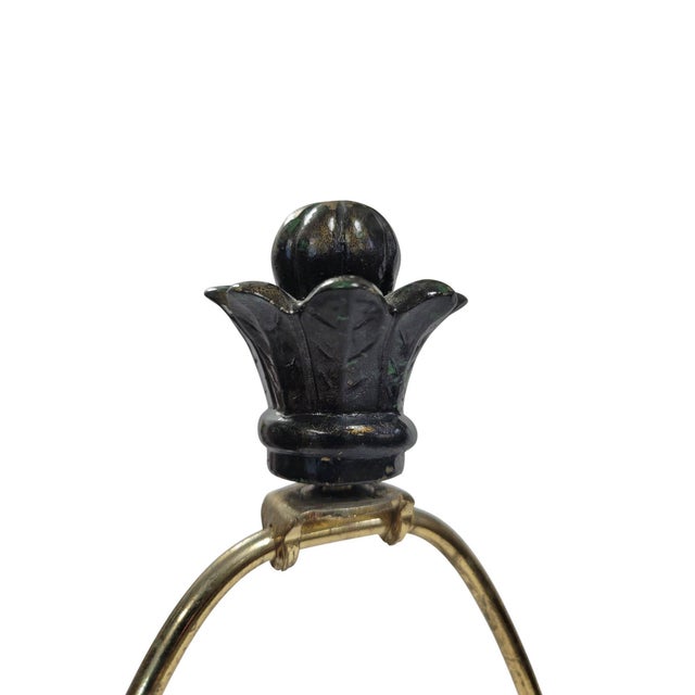 Pair of Peacock Motif Table Lamps For Sale - Image 4 of 17