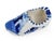 Blue Vintage Hand-Painted Delft Blue Dutch Clog and Windmill Ashtray Set - 4 Pieces - Made in Holland For Sale - Image 8 of 9
