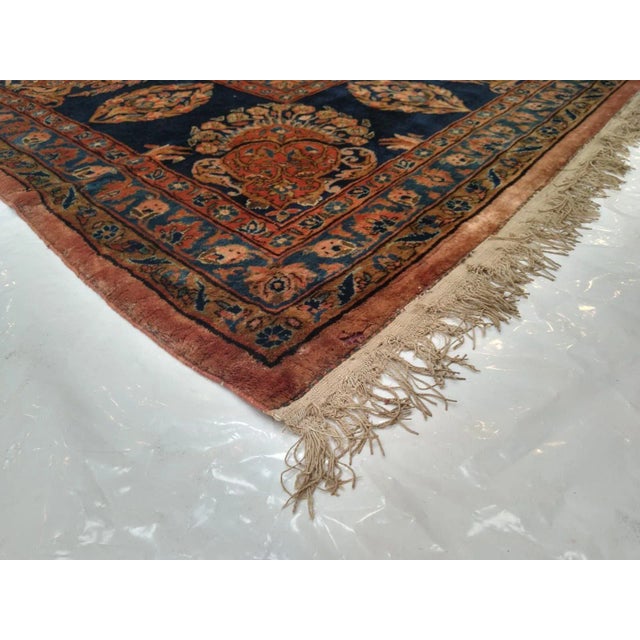 1900s Vintage Manchester Kashan Rug For Sale - Image 11 of 12