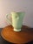 Ceramic Vintage Vietri Italy Ceramic Green Dimpled Pitcher For Sale - Image 7 of 7