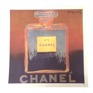 1990s After Andy Warhol "Chanel" Lithograph For Sale
