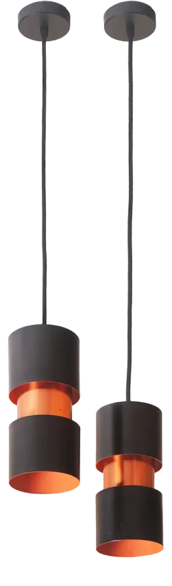 Vintage Ceiling Lamps by Jo Hammerborg for Fog & Mørup, 1940s, Set of 2