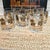 1950s Mid Century Modern Couroc Monterey Fish Rocks Glasses Set of 8 With Tray For Sale - Image 4 of 18