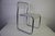 Acrylic glass and chrome chair, Germany, 1970s. This distinctive vintage chair features a sleek tubular chrome frame...
