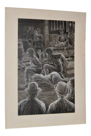 1980 Peter Thorpe Jack London Book Illustration